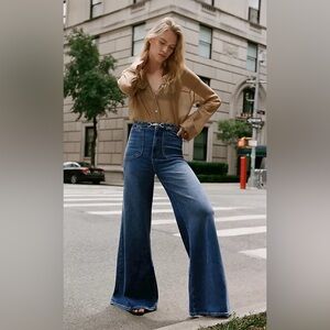 Pilcro High Rise Flare Denim